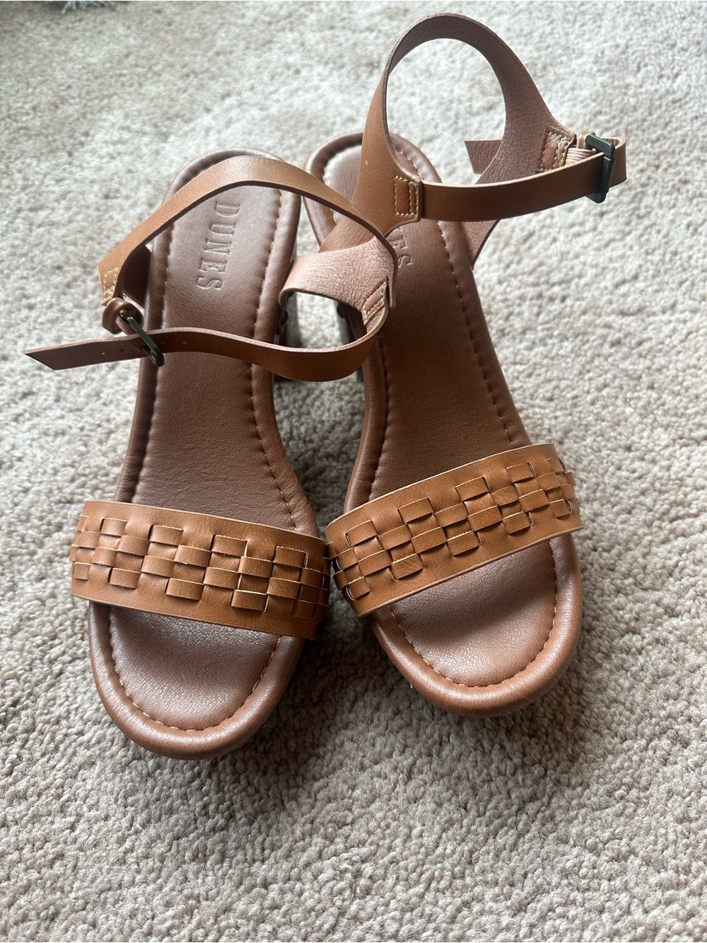 Dunes Sealy Sandals in Caramel 8 - Picture 4 of 10